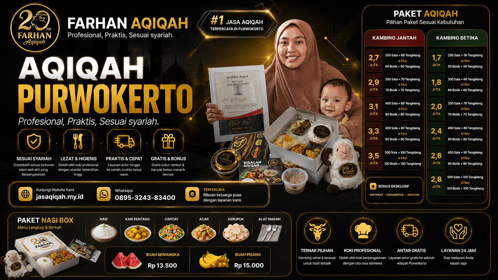 7 Tips Memilih Jasa Aqiqah Purwokerto yang Syar'i dan Anti Prengus (Update 2026)